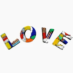 Beautiful Hand Nailed Beads Letter Patches Garment Shoes Bags Stickers Handmade Alphapet Applique