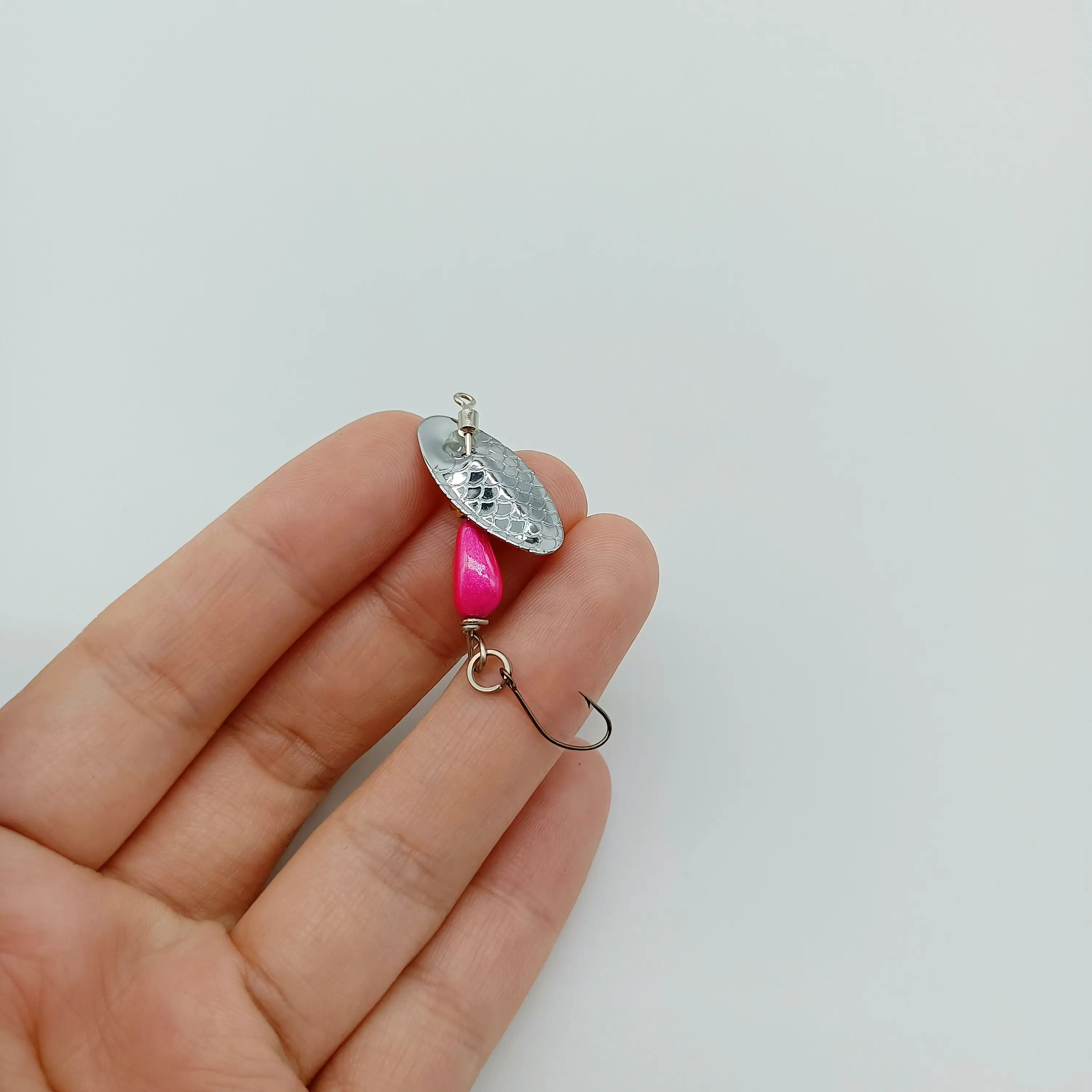 DUODUOYU 1PCS Metall Rotierenden Spinner Köder Köder 2,5g/4,5g Forelle Harten Köder Spinner Köder Künstlerische bass Köder Angeln Locken – Detail 9