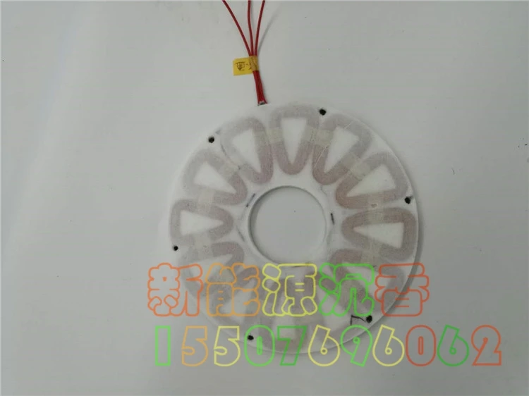 Imagem -05 - Gerador de Ímã Permanente Não Central Energia Eólica Baixa Velocidade Baixa Resistência tipo de Disco Alta Eficiência 100w