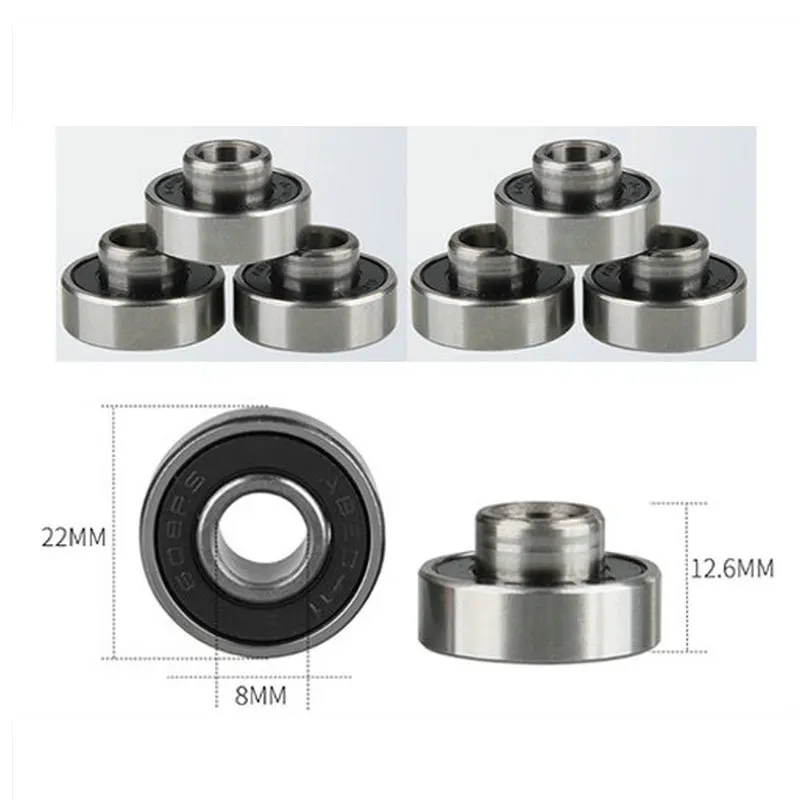 High Speed 608-2rs Long Plate Integrated Bearing Sliding Plate Bearing 608 Bearing Sliding Plate Integrated Bearing Abec-11