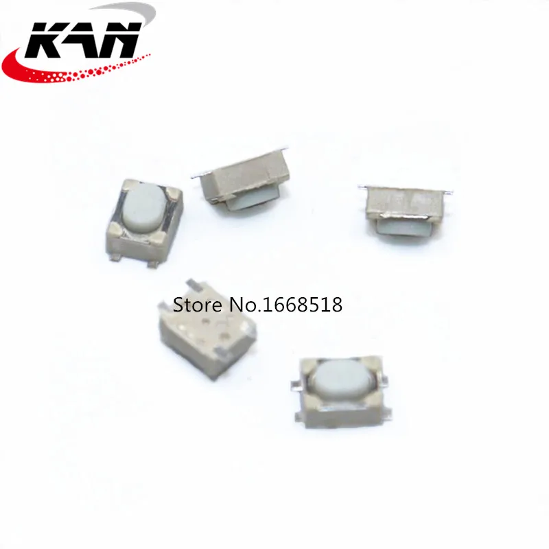 1000 pcs/lot 4 PIN microswitch switches push button 3x4x2.5 mini tact switch 3*4*2.5 4 pin tactile switch Button