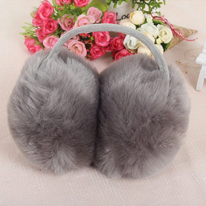 Plush Ear Warmer for Women Men Thicken Winter Fleece Warmer Earmuff Warm Ear Muffs Cover Earwarmers Earlap Warmer Ear Protector