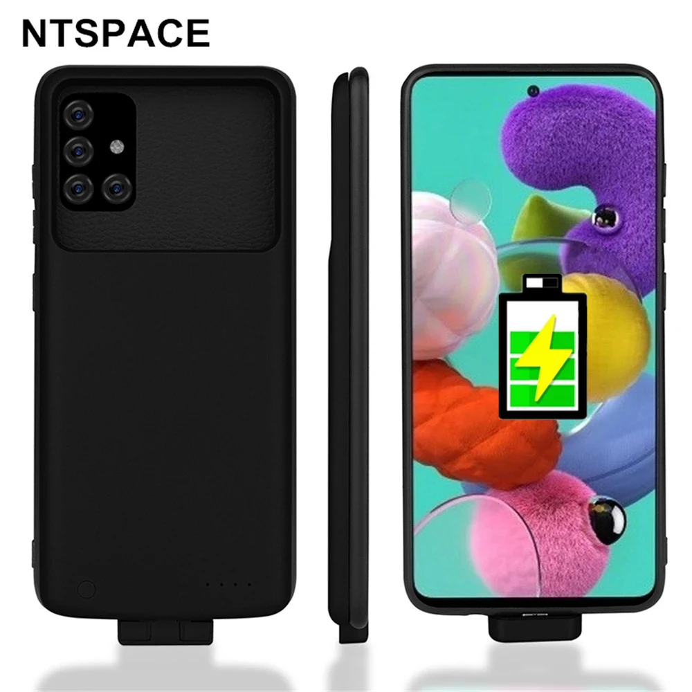 Portable Charger Cover For Samsung Galaxy A71 4G Battery Cases 5000mAh Magnetic Power Bank Cover for Samsung A71 5G Power Case