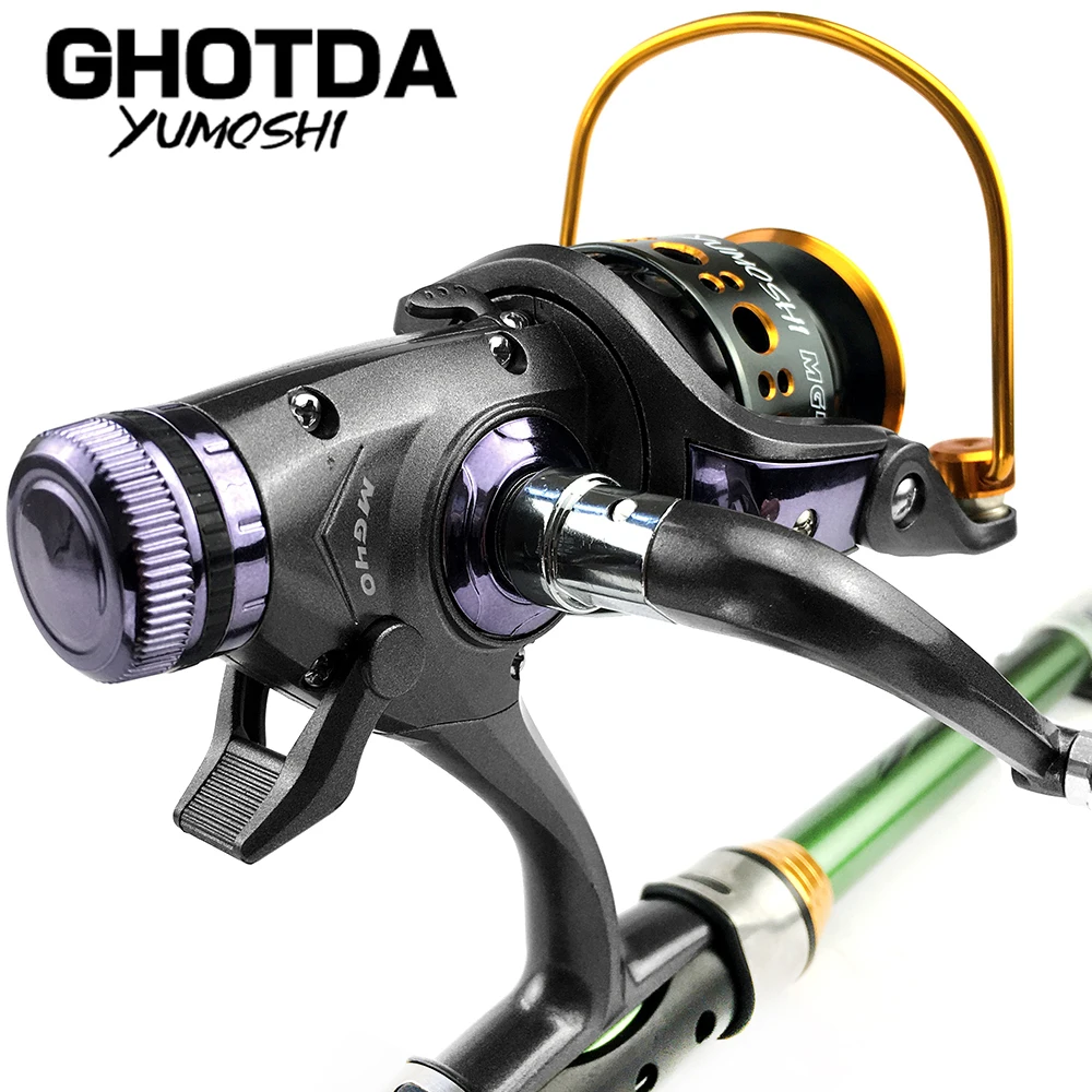 Carrete de carpa con freno dual – Giratorio de metal - imagen 5