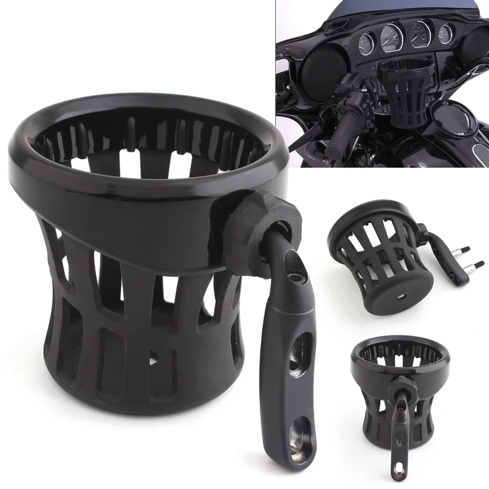 Soporte de freno de embrague para bebidas, soporte de taza para Harley Road King, Electra Glide, Sportster, Dyna, Softail