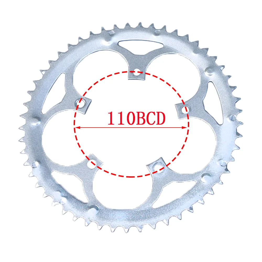 110BCD Crankset 39T 53T Chainring 170mm Crank Arm Square Taper 110mm Road Bike Crank set Folding Bicycle Chainset Bike Parts