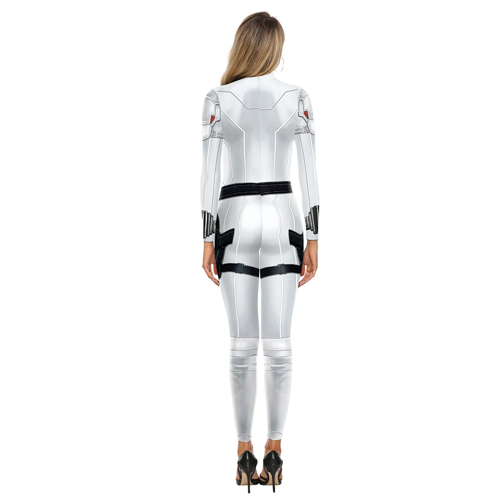 FCCEXIO The Hero Gun Equipment Movie Pattern 3D Print Sexy Bodysuits Women  Long Sleeve Cosplay New Jumpsuit