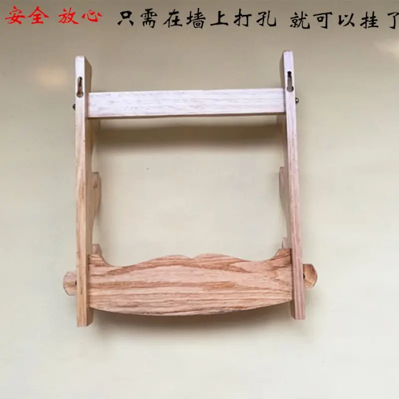 2 layer Floor Falchion's Stand By Wood Hang Wall Framework For Edge Sword Katana Glaive Blade