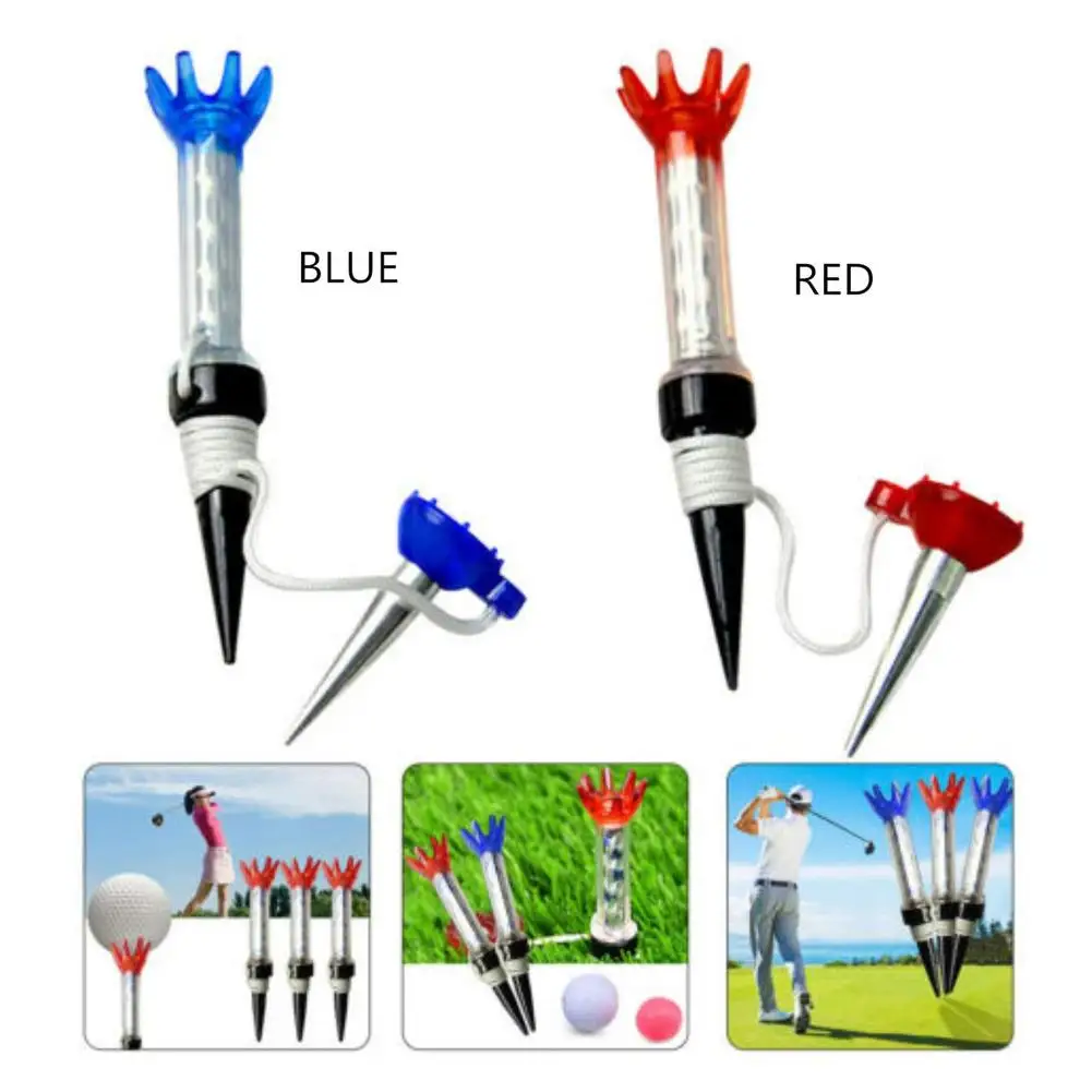 80mm Golf Tees Plástico Step Down Magnético Bond Prática Titular Golfe Local Ret Formação Composto Mini Golf Acessórios