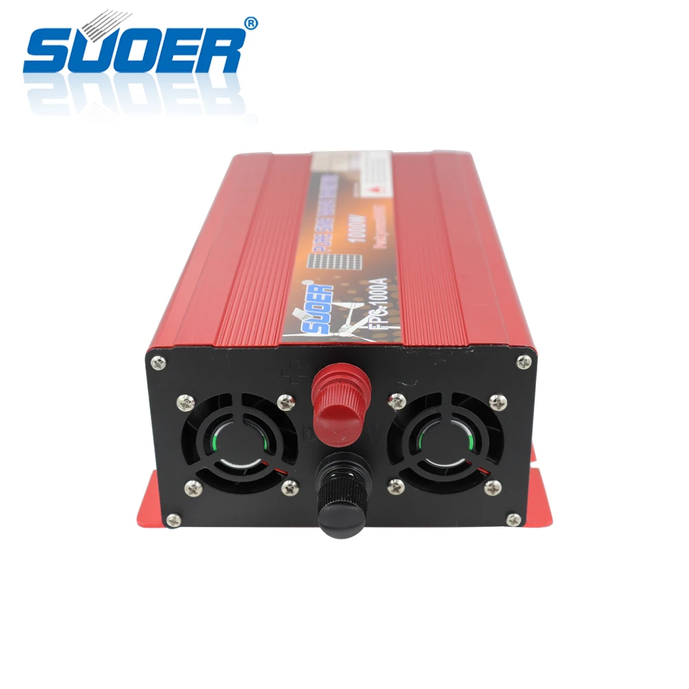 Suoer【 Pure Sine Wave Inverter 】power inverter 220v 12v dc ac pure sine wave inverter 1000w（FPC-1000A）