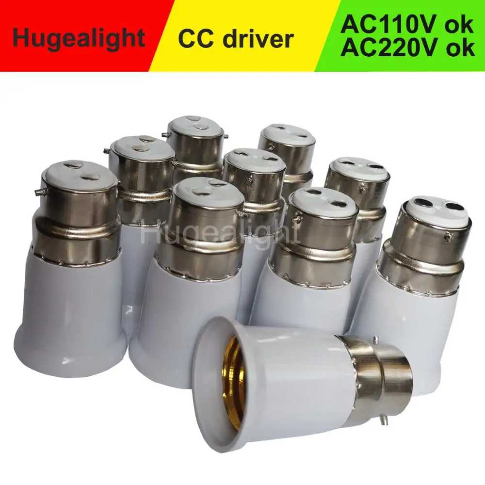 b22 to e27 converter socket Fireproof Material Lamp Holder Converter Socket light Bulb Base type Adapter