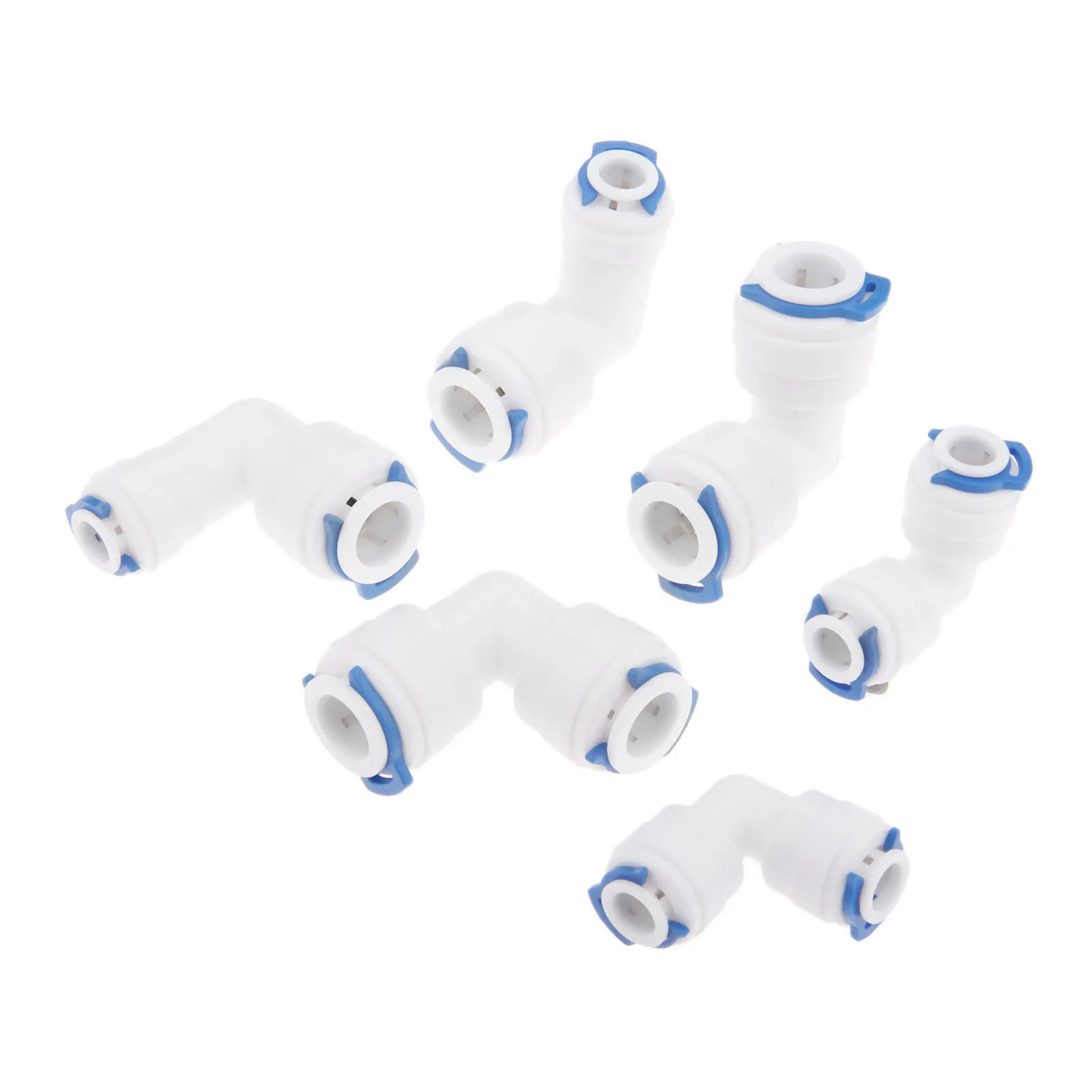 2Pcs RO Water Elbow Pipe Fittings 1/4