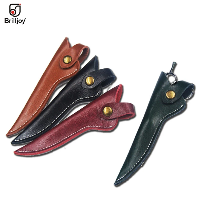 

Brilljoy Hair Scissor Pouch sheath leather case barber packet scissor cover shears Holster hairdressing scissors Tools bag 1PCS