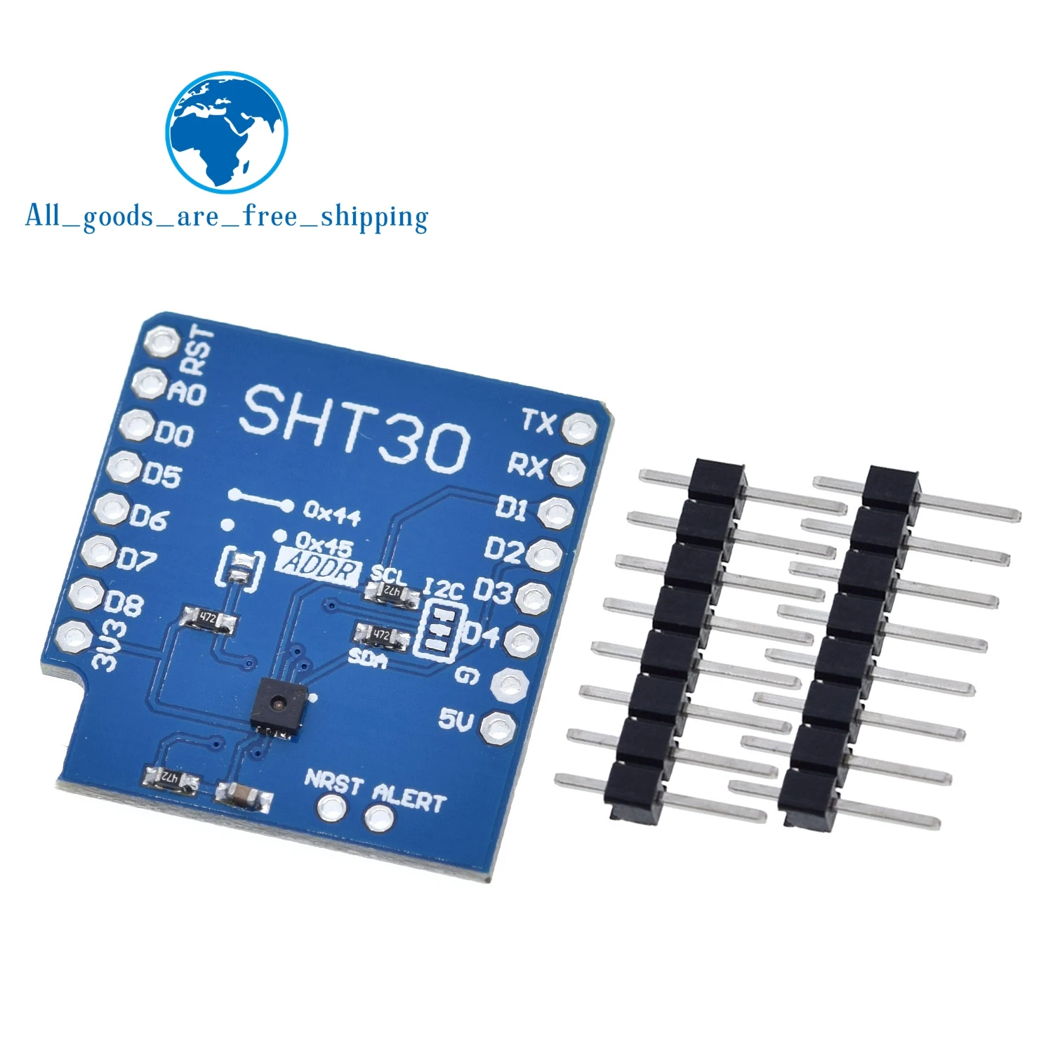 TZT 1/3PCS SHT30 Shield für WEMOS D1 mini SHT30 I2C digitales Temperatur- und Feuchtigkeitsmodul – Detail 3