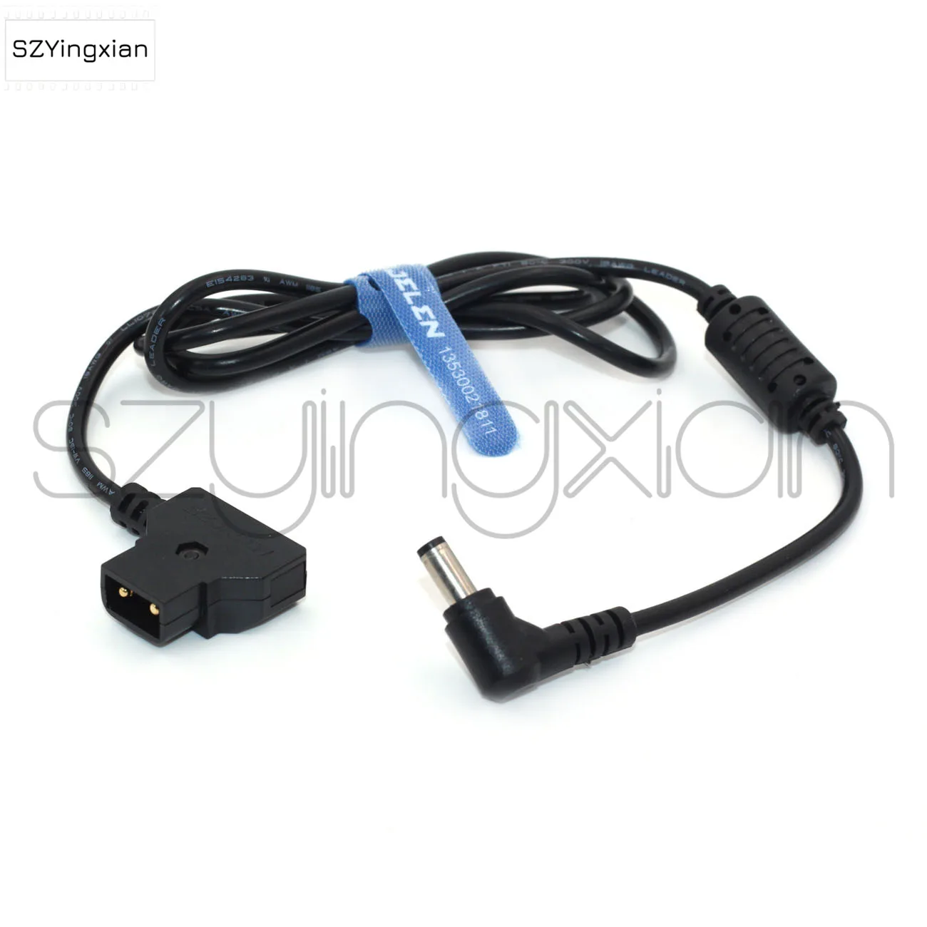 D-Tap kąt prosty DC 5.5x2.5mm kabel, nadaje się do lustrzanka cyfrowa przewodu zasilającego Anton monitora DC zasilacz, długość można dostosować