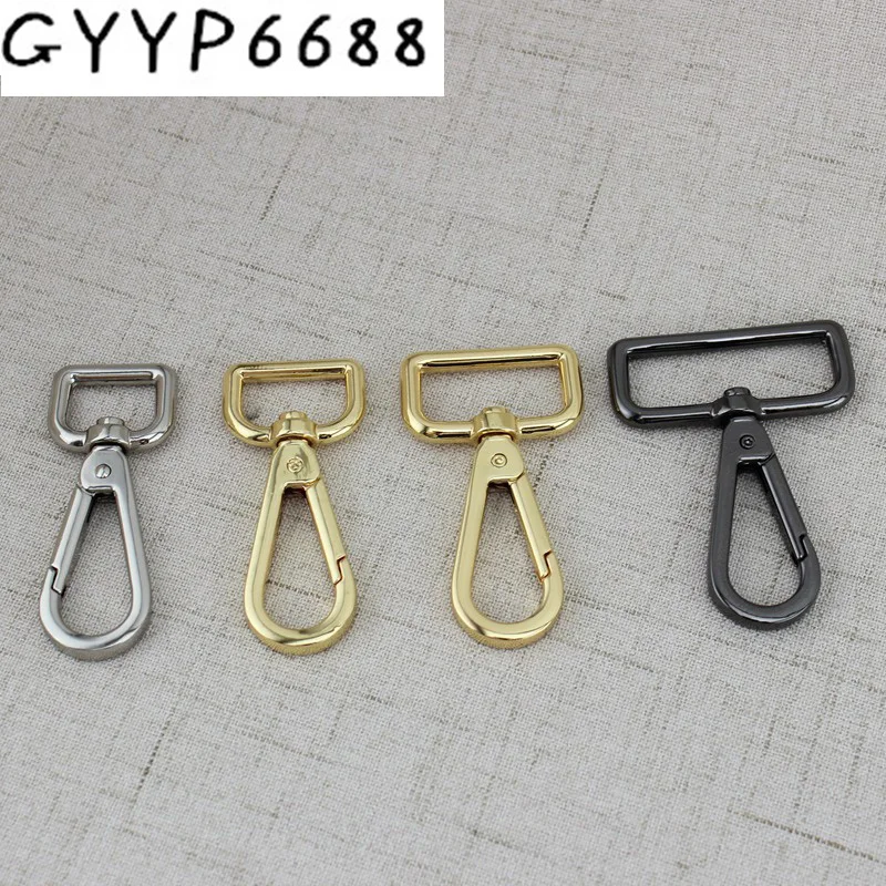 

30pcs High quality 16mm 25mm 32mm 38mm Metal trigger Thicken snap hook for bags swivel clasp hardware handbags purses trigger