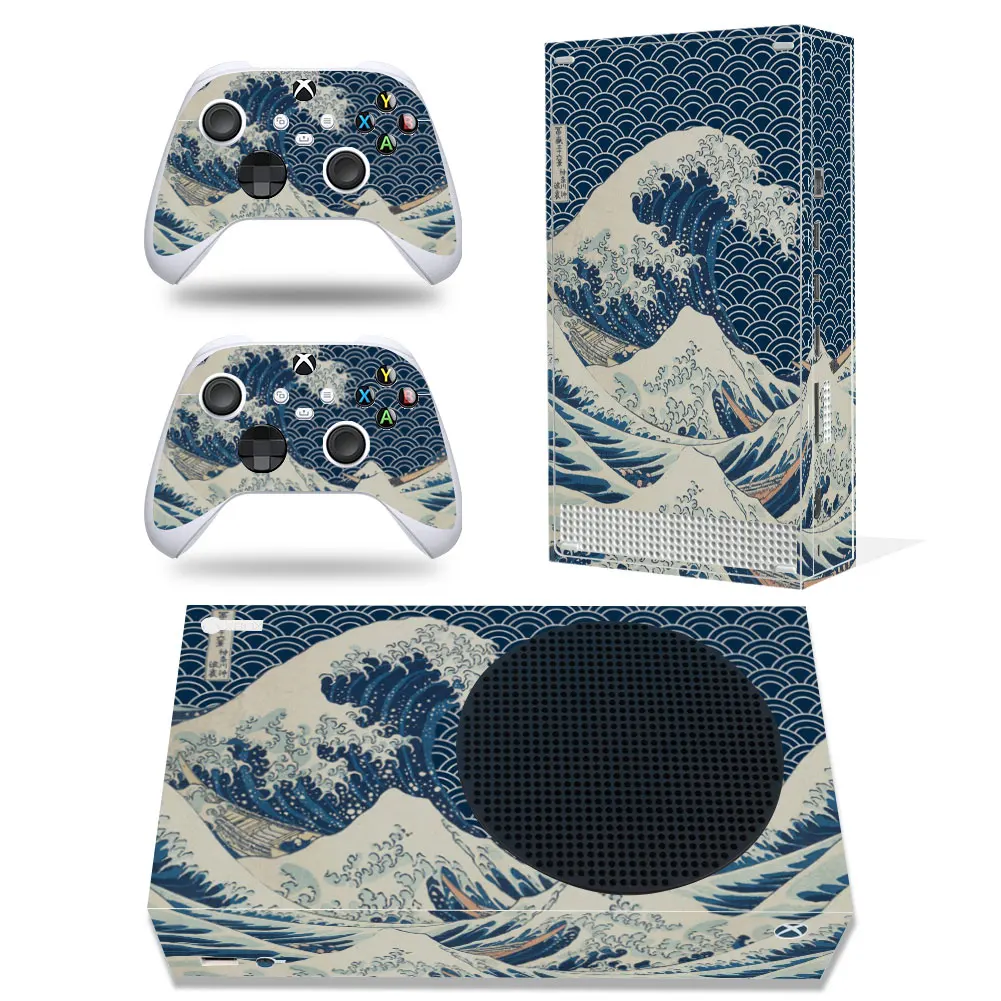 Skin Sticker Decal Cover for Xbox Series X Console and 2 Controllers Xbox Series S Skin Sticker Vinyl Skin Sticker Decal Cover