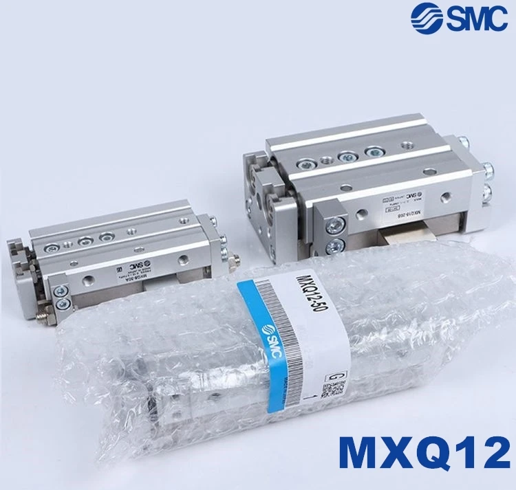Mxq Mxq12 Smc Mxq1210 Mxq1220 Mxq1230 Mxq1240 Mxq1250 Mxq1275 Mxq12-100 Slides Guia de Cilindro Pneumático