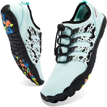 Aqua รองเท้าแห้งเร็วรองเท้าแตะชายหาด Breathable รองเท้าผ้าใบ Barefoot น้ำ Upstream รองเท้าว่ายน้ำกีฬารองเท้าใหญ่ขนาด50