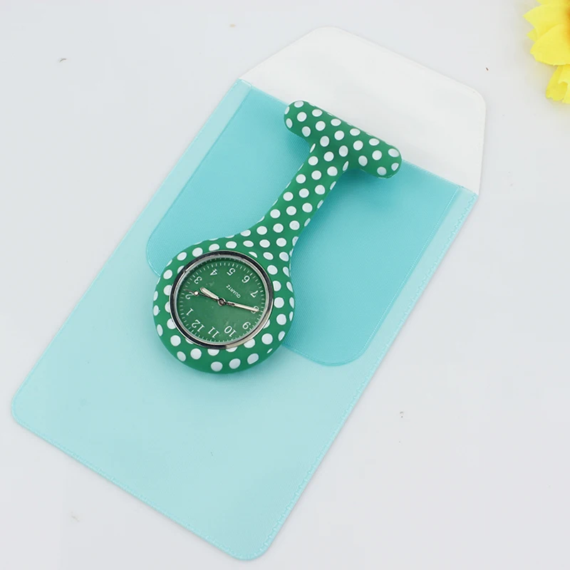 Silicone Nurse Watch and Pen Bag Suit Dot Fob Pocket Doctor Clock Medical Nurse Hospital Gift Dropshopping