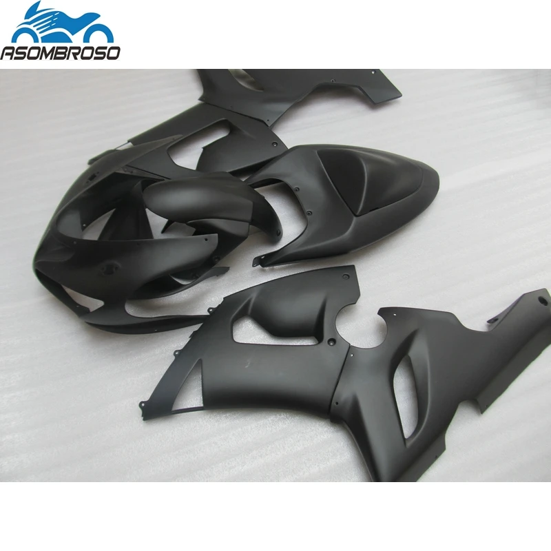 

High Quality Motorcycle Bodyparts for Kawasaki Ninja ZX6R fairing kit 2005 2006 matte black fairing set zx6r 05 06 BN55