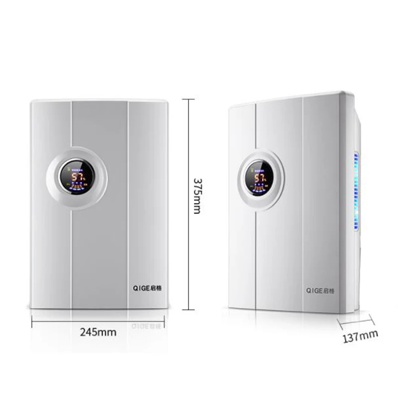 家庭用除湿機マットレス乾燥剤サイレントベッドルーム + LEDディスプレイ