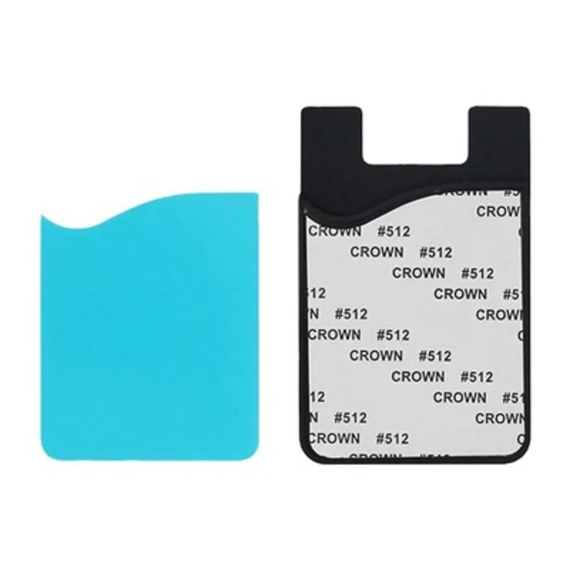 

10pcs Sublimation Blank Thermal transfer printing silicone fashion creative insert card cover blank supplies