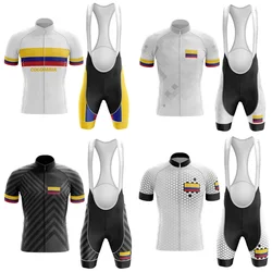 2020 Colombia Cycling Jersey Set Men's Cycling Clothing Road Bike Shirts Suit Bicycle Shorts MTB Race Uniform Maillot Culotte