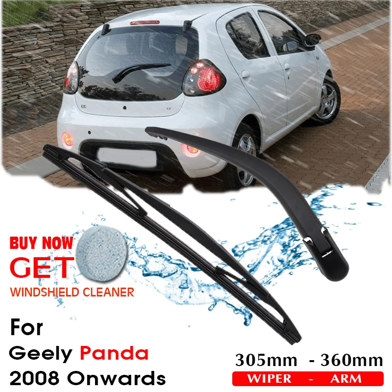 Car Wiper Blade Rear Back Window Windscreen Windshield Wiper Auto Accessories For Geely Panda Hatchback 305mm 2009 Onwards