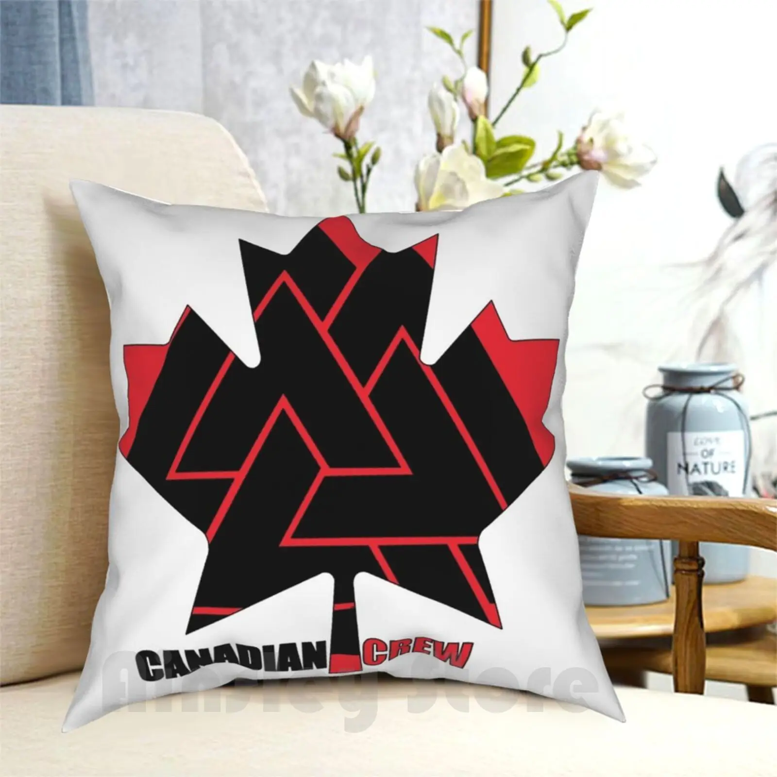 Canadian Crew Pillow Case Printed Home Soft DIY Pillow Cover Hjorleifsonart Canada Canadian Iceland Icelanders Icelandic