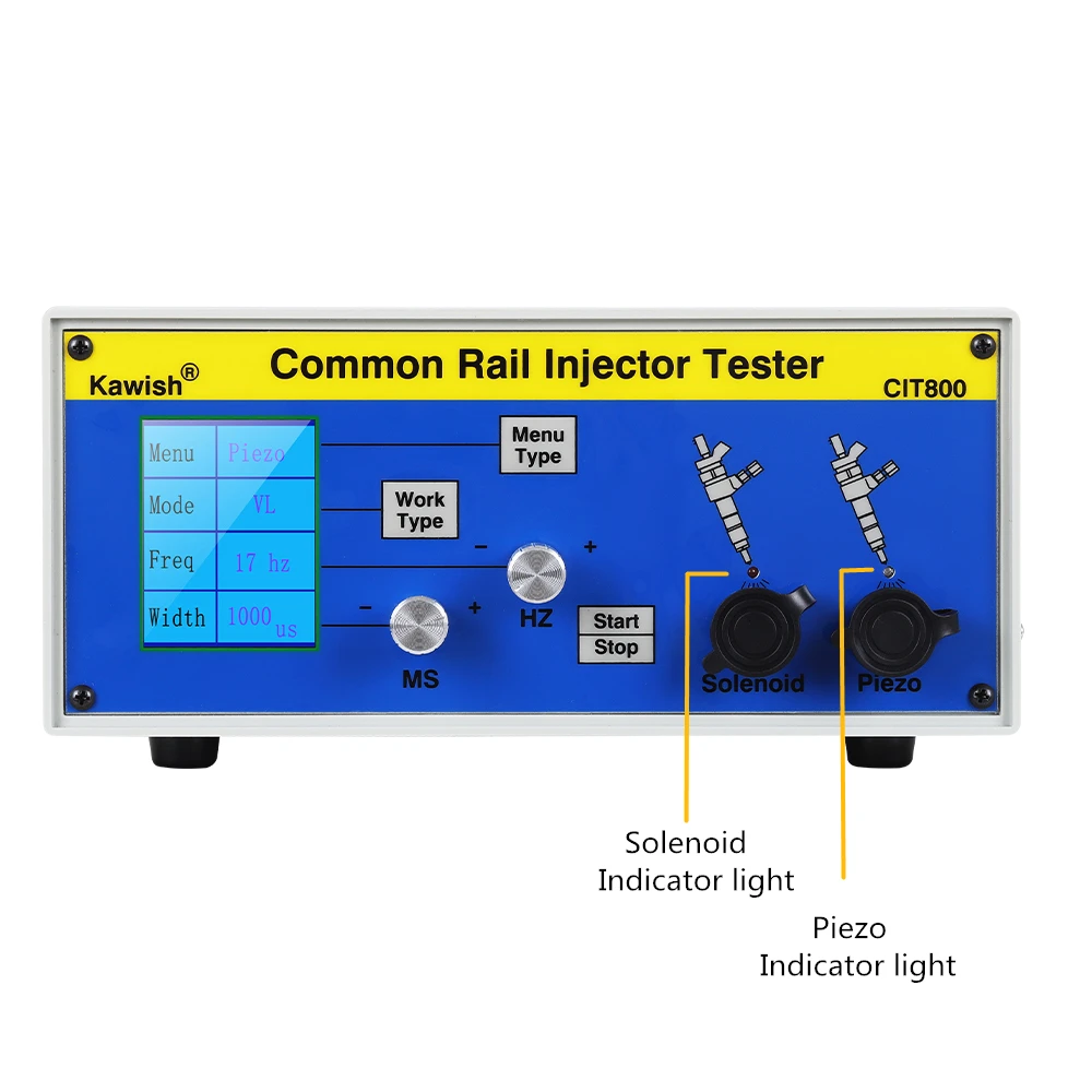 Latest upgrade large LCD CIT800 diesel common rail injector tester diesel Piezo Injector tester electromagnetic injector driver