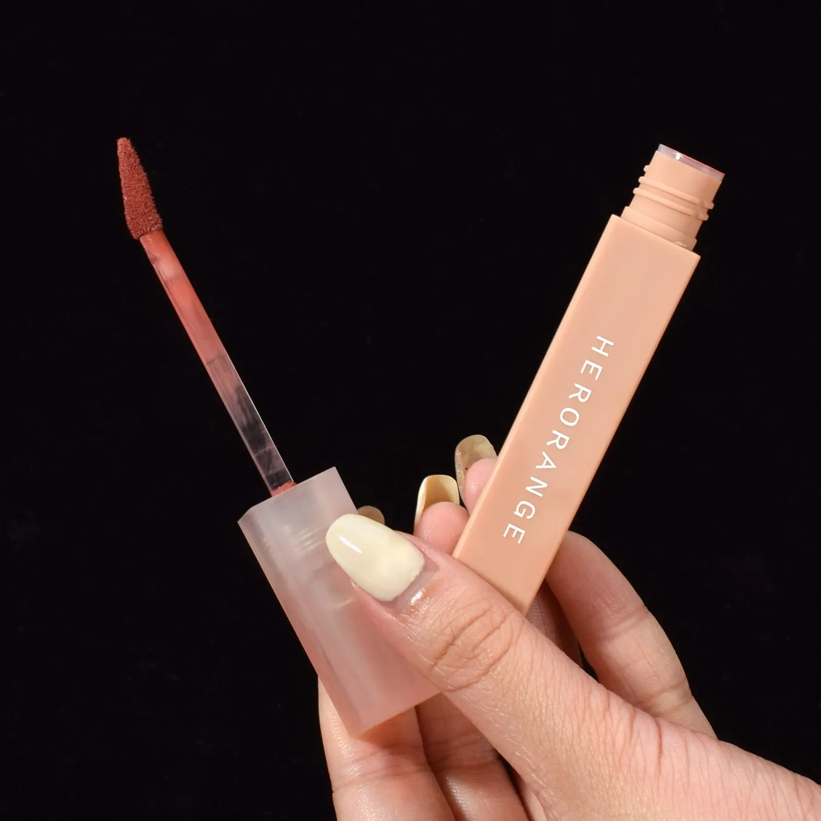 Liquid Matte Lipstick with Lip Plumper Makeup Set Velvety Long Lasting High Pigmented Nude Waterproof Lip Gloss