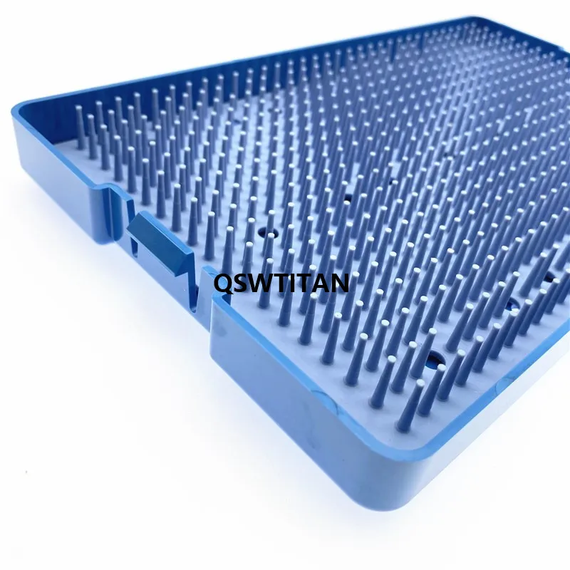 Sterilization tray disinfection case autoclavable box for holding opthalmic dental instrument sterilising