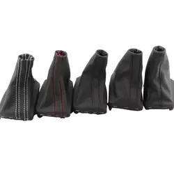 For Audi a3 A1 RS Q3 RS 3 4 5 C6 7 SQ A7 leather shift dust cover Gear shift knob Original Car special Gear set Refit