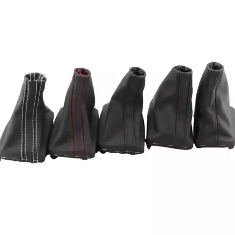 아우디 a3 A1 RS Q3 RS 3 4 5 C6 7 SQ A7 가죽 시프트 더스트 커버 기어 시프트 노브 오리지널 카 스페셜 기어 세트 리필