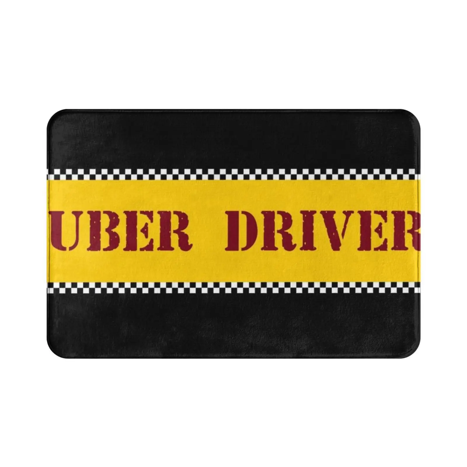 Uber سائق السجاد حصيرة البساط وسادة لينة Uber سائق سيارة أجرة سائق تحديث ترافيس ترافيس بيكل الأصفر الكابينة Satire تاكسي