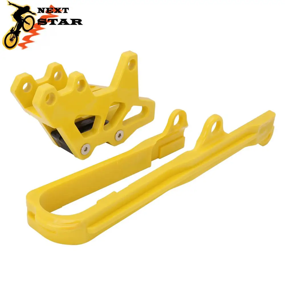 Protetor de corrente para motocicleta, guia de plástico abs + cabo oscilante para suzuki drz400, drz400e, drz400s, drz 400, 400e, 400s 2006-2012