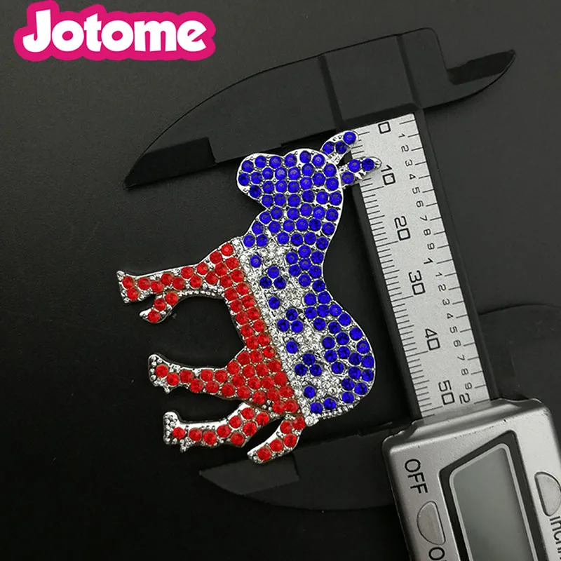 50/100pcs/lot 55mm USA flag enamel Democratic Donkey Patriotic Political Lapel Pin Brooches for gift/party