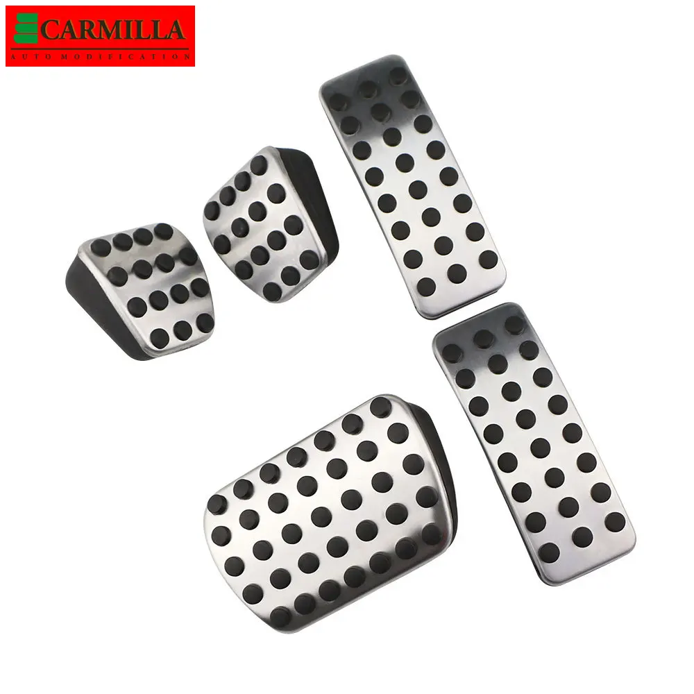 Stainless Steel Car Pedals for Mercedes Benz 2006-2012 M-Cl W164 2007-2013 GL-Cl X164 2006-2012 Sport Brake Pedal Pads Cover