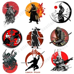 Japanese Aikido Samurai Warrior Graphics Armor Samurai Ninja Bushido Sticker Sticker Vinyl Suitable for Car Motorcycle Helmet