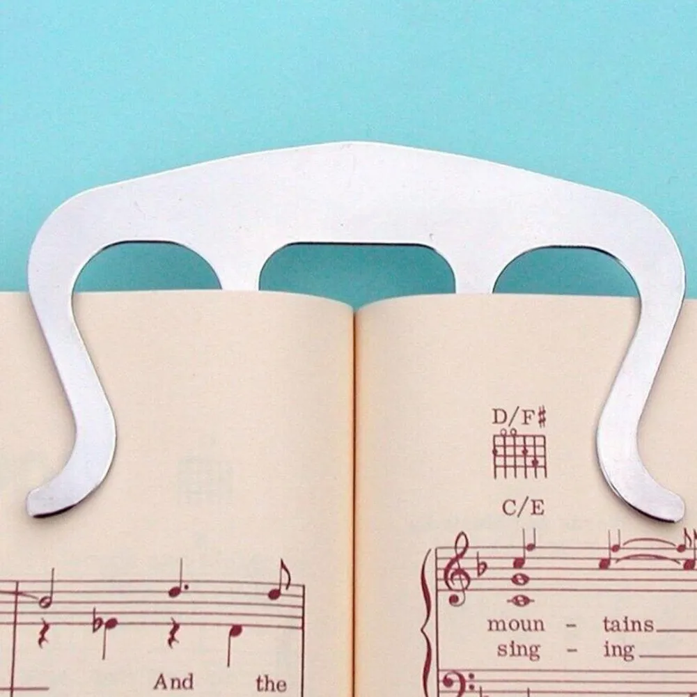 Song Book Page Holder Clip Music Note Clips Sheet Metal Professional Sheet Music Clips Essential Tool for Serious Musicians