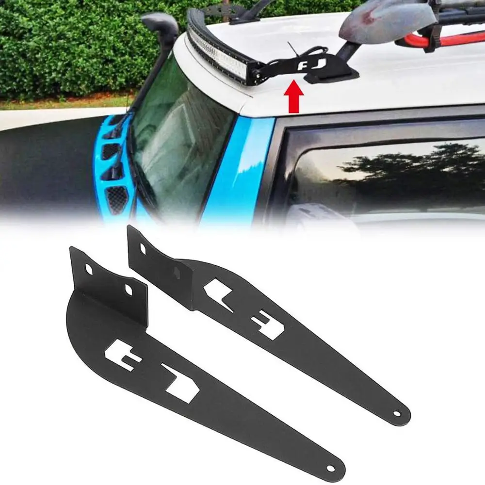 

Auto Roof Light Mounting Bracket Upper Windshield 52inch Light Bar Mount Holder Light Bar Brackets for Toyota Cruiser FJ 07-14