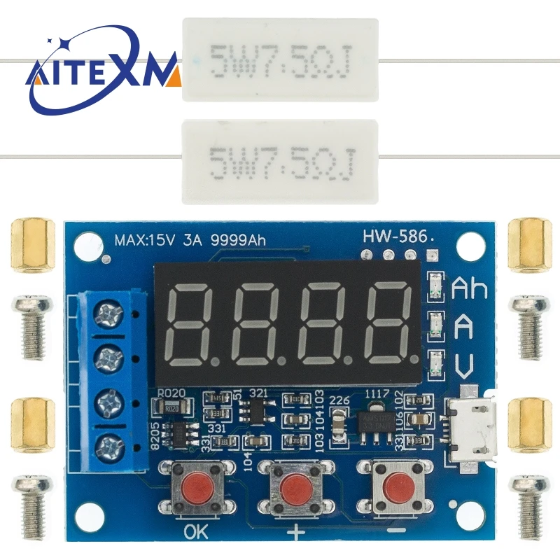 Reviews of ZB2L3 Battery Tester LED Digital Display 18650 Lithium Battery Power Supply Test Resistance Lead-acid Capacity Discharge Meter at AliExpress