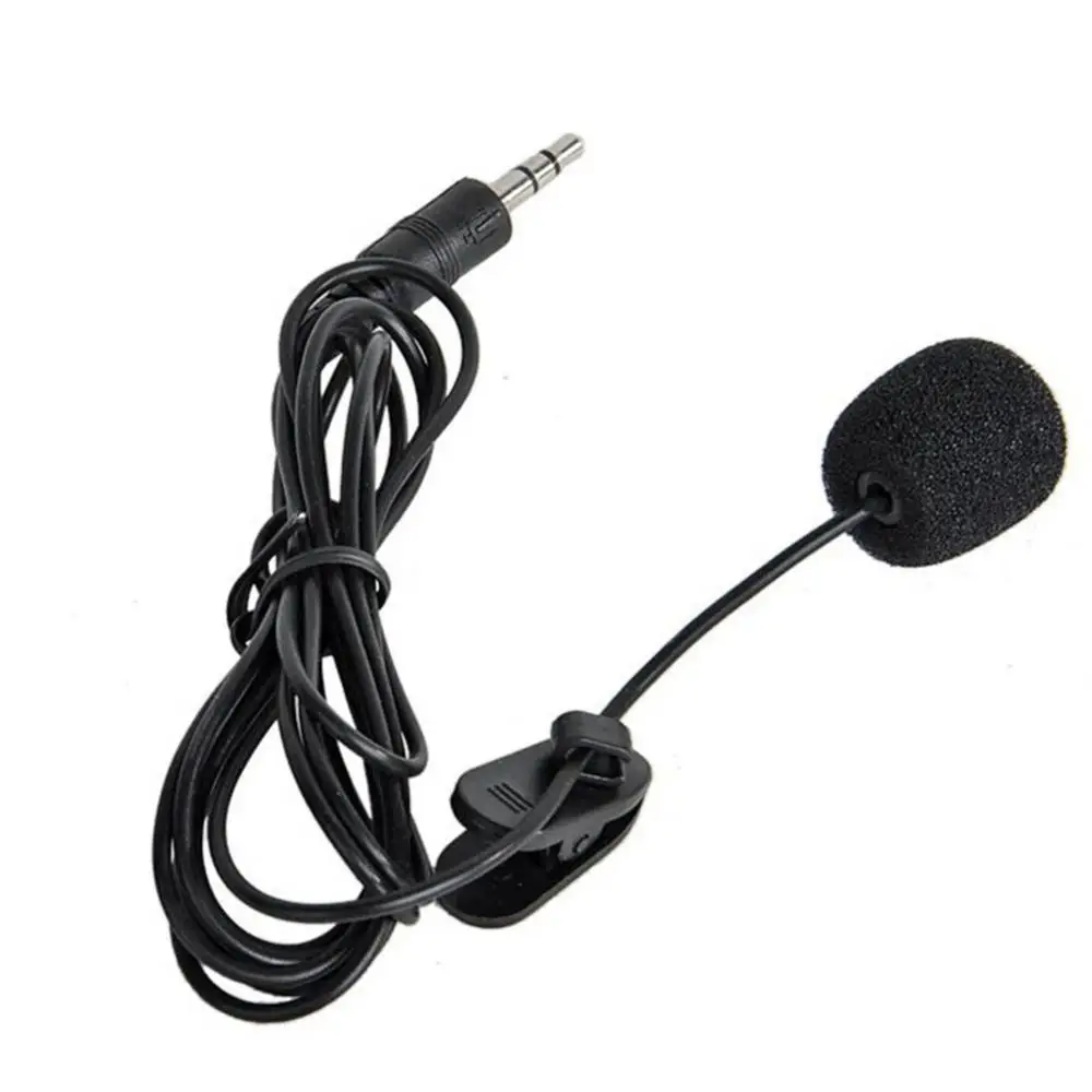 Universal Mini Portable Microphone Condenser Lapel Lavalier Clip Mic Microphones for Speech Teaching Conference Guide Studio