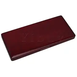 Yibuy Red Wood Color Clarinet Reed Case Box Holder  for 10 Sticks Pack