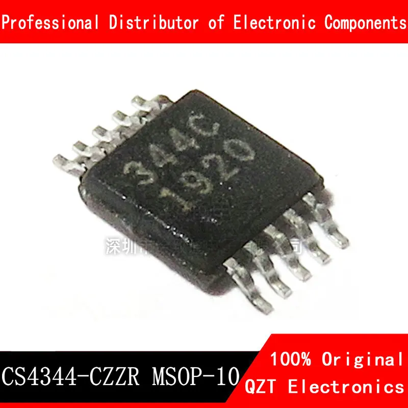 10pcs/lot CS4344-CZZR CS4344 344C MSOP-10 new original In Stock