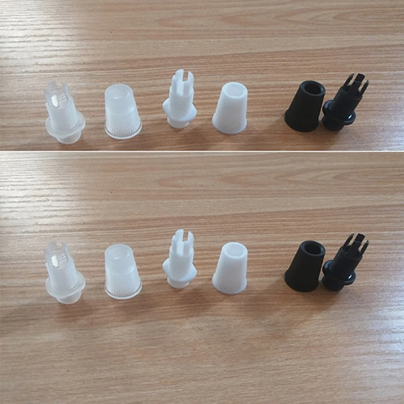 Plastic Cable 25PCS/lotStrain Plastic White/Black Reliefs Wire Clamp Male M10Thread Cord Grips For Pendant Light Accessories