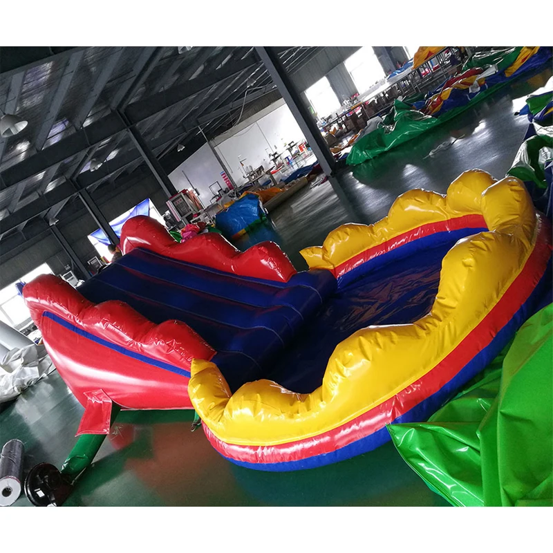 

Mini Inflatable Slide With Water Pool PVC Inflatable Water Slide Pool For Kids Fun Play House Use