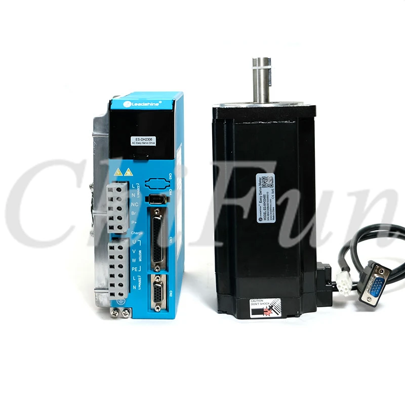Original Leadshine ES-DH2306 + 3 เฟส NEMA34 ES-MH33480 8.0Nm 3000rpm Easy Servo Driver ชุดสาย