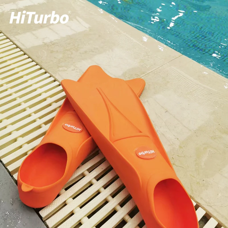 Hiturbo Wholesale 1 Pair Swimming Flippers Free Diving Scuba Diving Soft Silicone Foot Fins Outdoor Sports Accessories